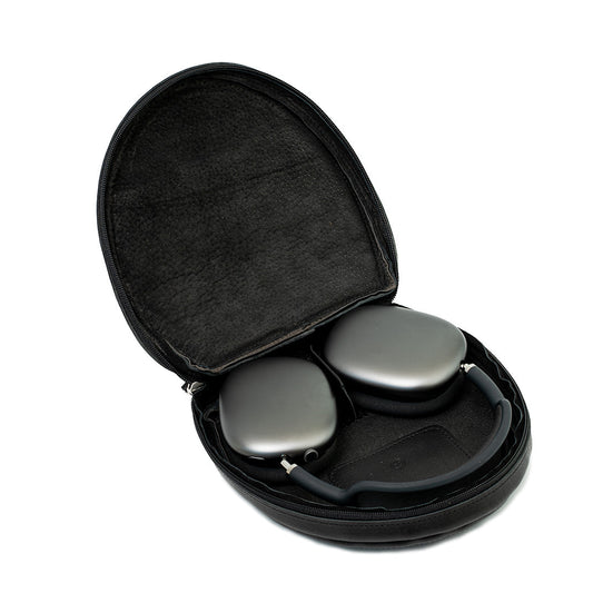 Leather Case for AirPods Max (Black)-0